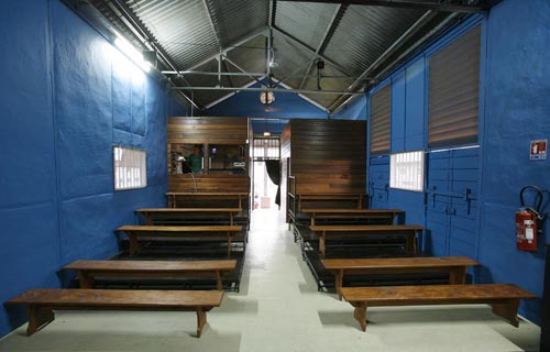 théâtre case n°8 - Camp de la transportation - Saint-Laurent du Maroni - Guyane
